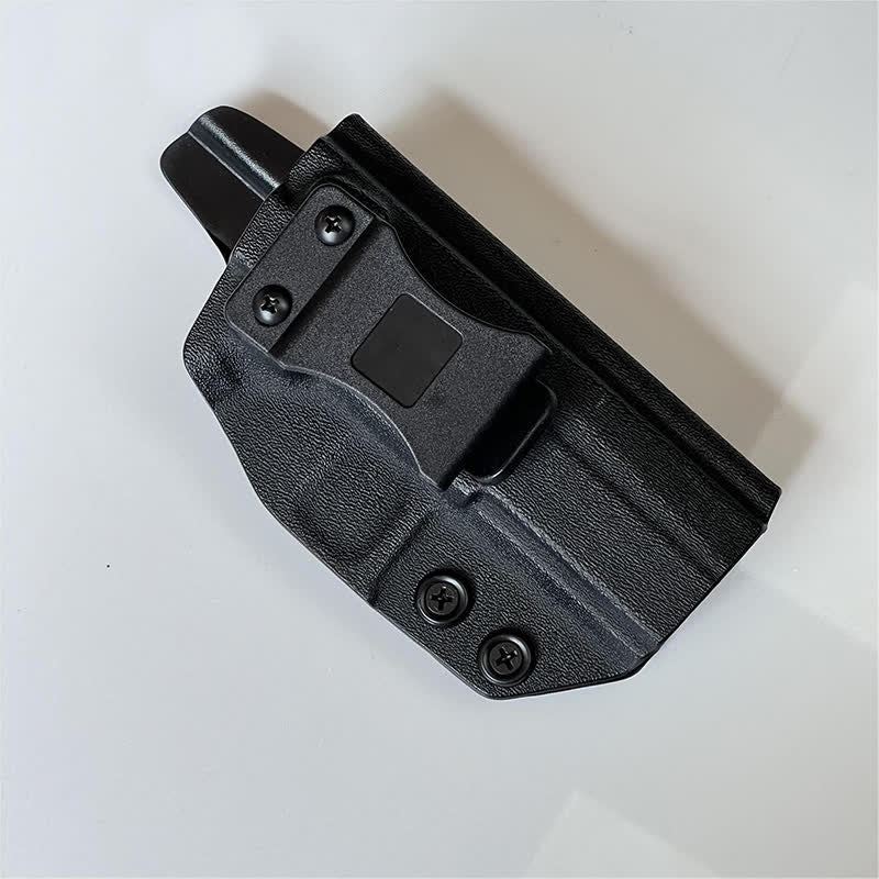 Sacoche ceinture rigide noire avec clip de ceinture