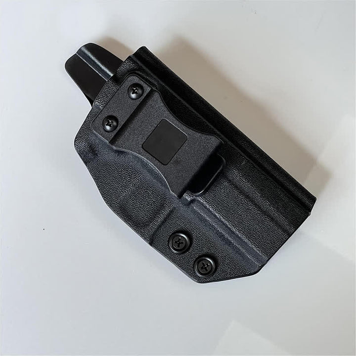 Sacoche ceinture rigide noire avec clip de ceinture