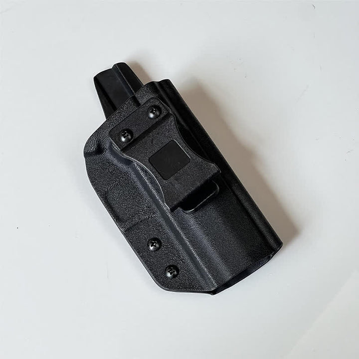 Sacoche ceinture rigide noire avec clip de ceinture