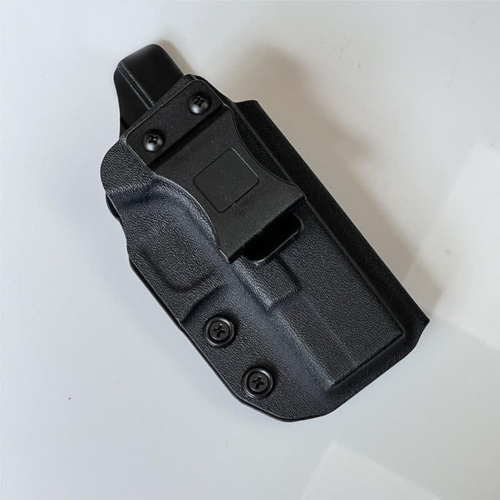 Sacoche ceinture rigide noire avec clip de ceinture