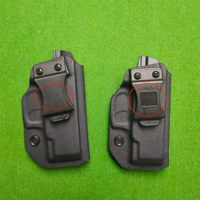 Sacoche ceinture rigide noire avec clip de ceinture