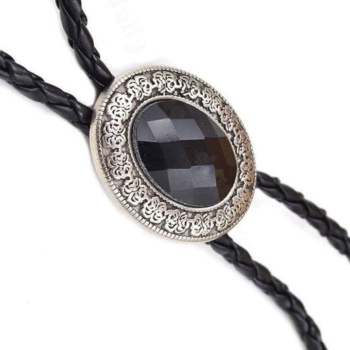 Cravate bolo fantaisie en pierre naturelle Rodeo