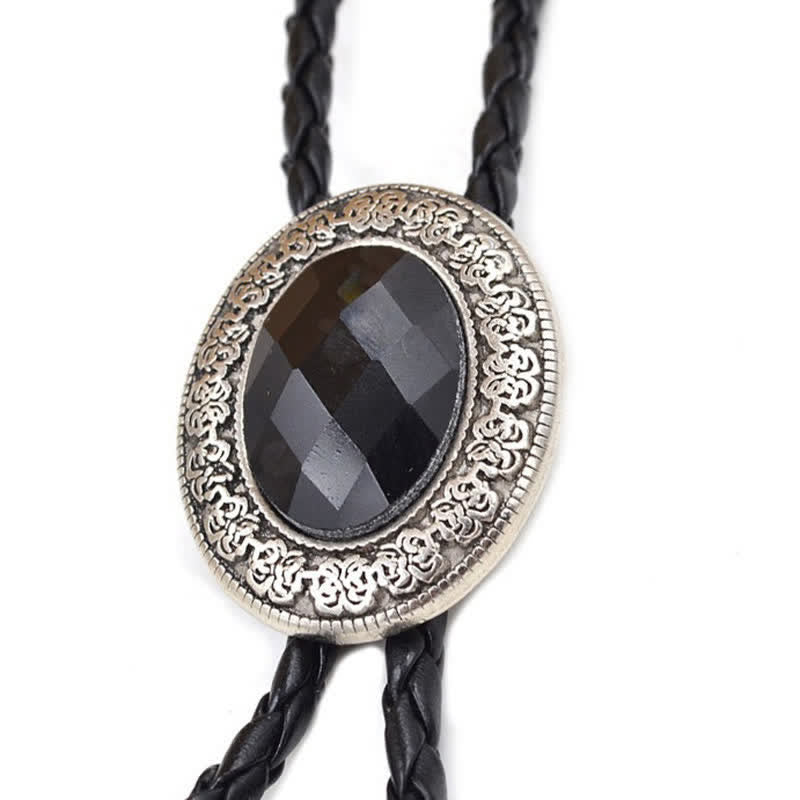 Cravate bolo fantaisie en pierre naturelle Rodeo