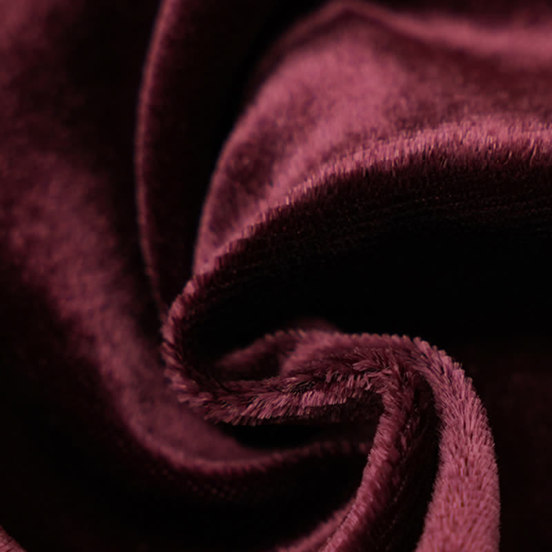 Nœud papillon romantique en velours bordeaux pour homme