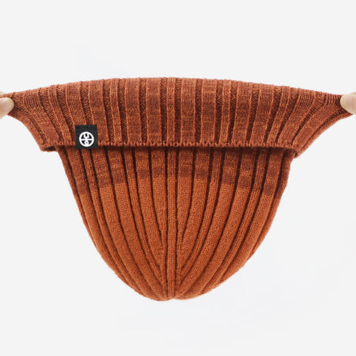 Ensemble de 3 gants unisexes à dégradé de couleurs assorties pour bonnet, cache-cou et chapeau