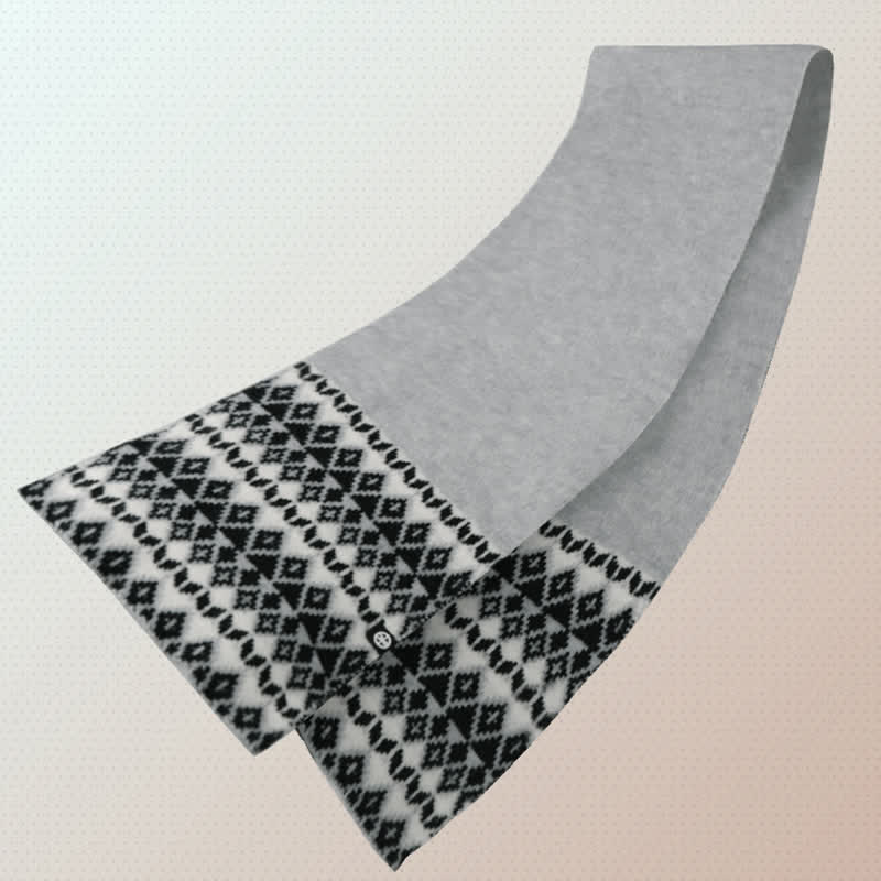 Ensemble de 3 gants, écharpe et bonnet tricotés à motif diamant unisexe et confortable