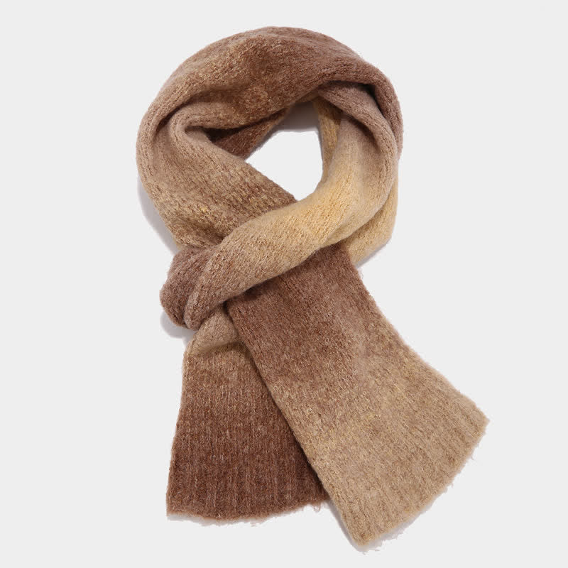 Lot de 3 bonnets, écharpes et gants tricotés en boule de fourrure colorée teintée unisexe