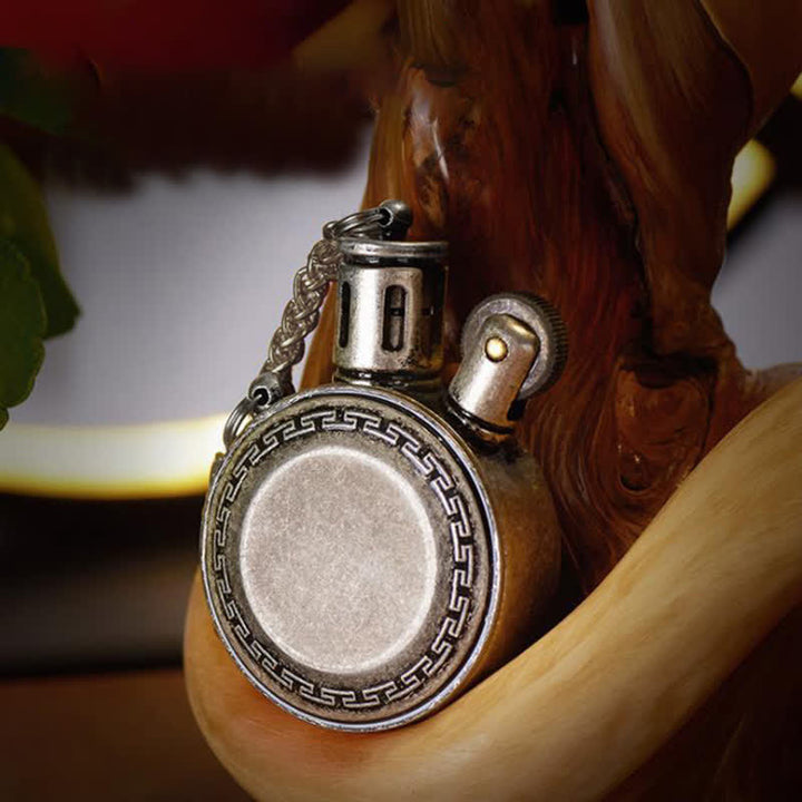 Briquet à huile rechargeable antique vintage Rougn