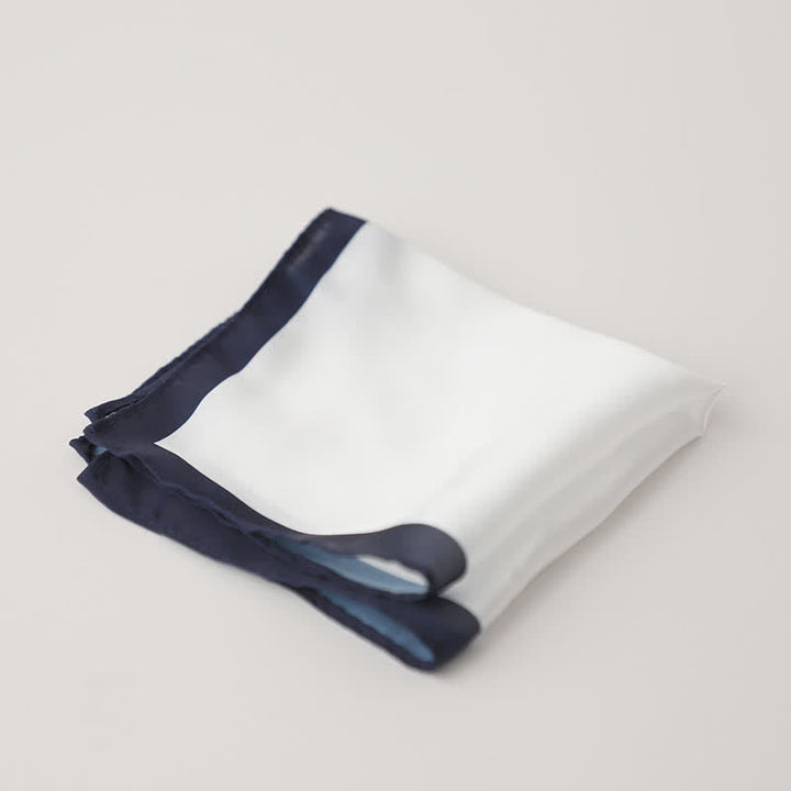 Pochette de costume de mariage blanche et colorée pour homme