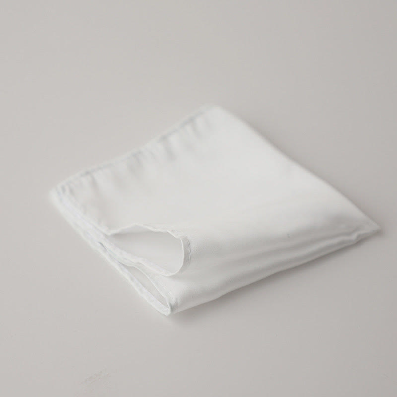 Pochette de costume de mariage blanche et colorée pour homme