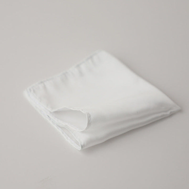 Pochette de costume de mariage blanche et colorée pour homme