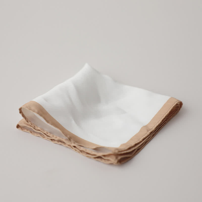 Pochette de costume de mariage blanche et colorée pour homme