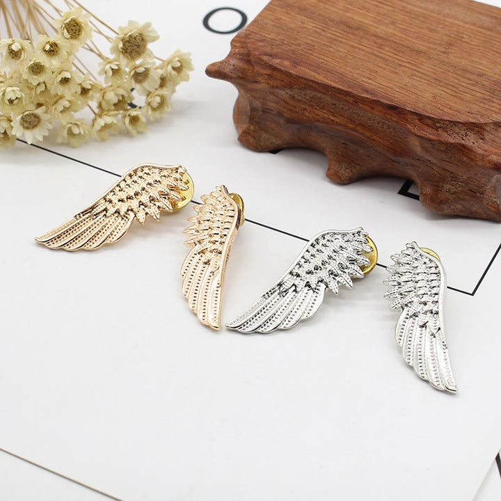 Broche Ailes Rétro Or Argent Accessoires Chemise