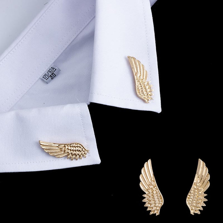 Broche Ailes Rétro Or Argent Accessoires Chemise