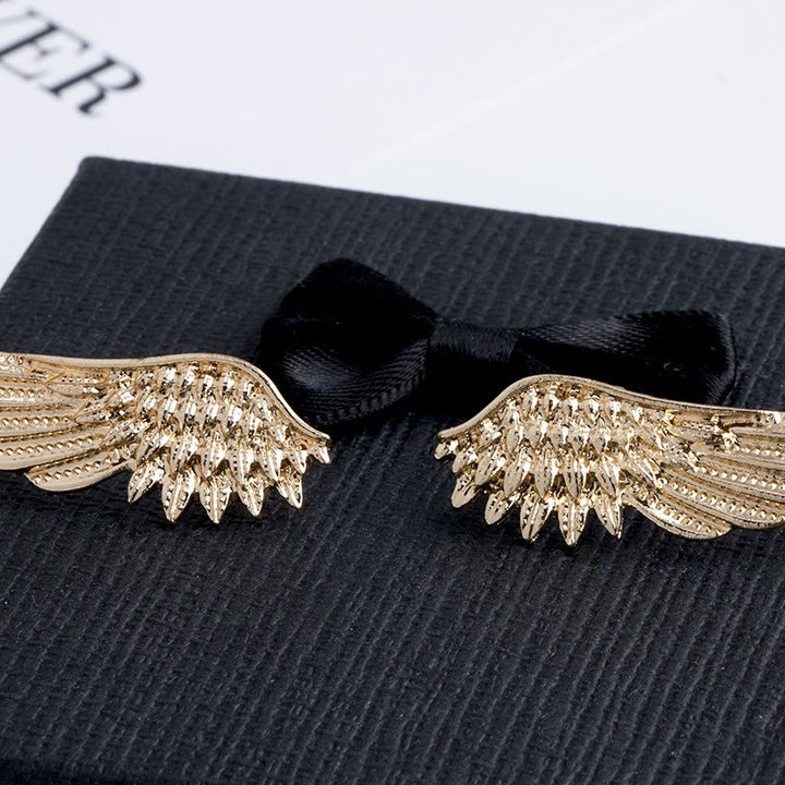 Broche Ailes Rétro Or Argent Accessoires Chemise