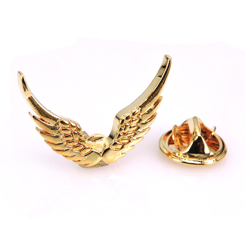 Broche Ailes Rétro Or Argent Accessoires Chemise