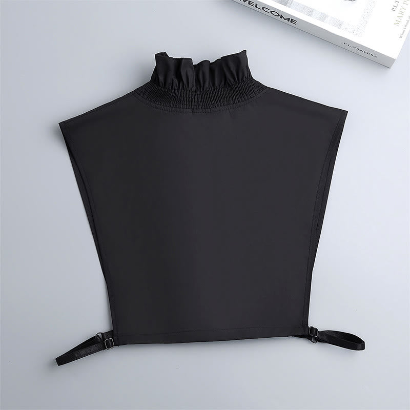 Chemise à col en V amovible pour femme