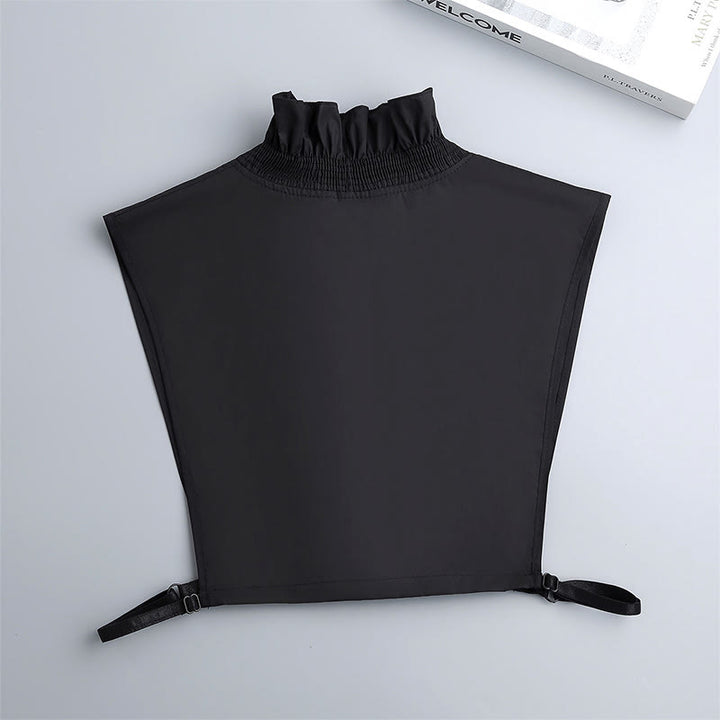 Chemise à col en V amovible pour femme