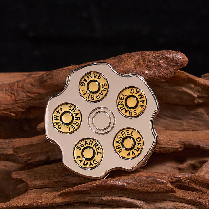 Boucle de ceinture en cuir de cow-boy western DIY 3D Bullet Wheel