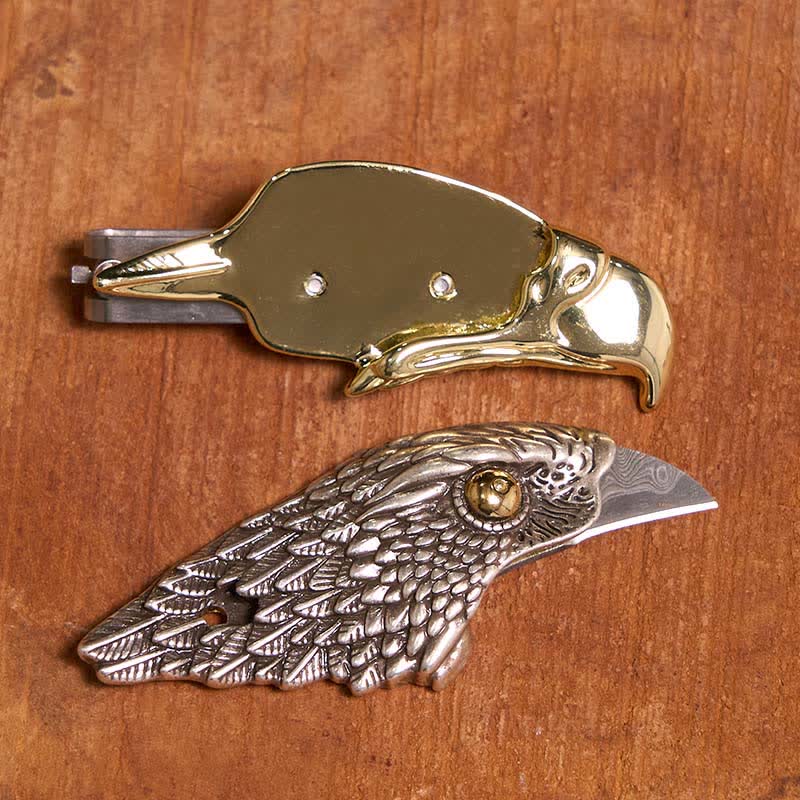 Ensemble de boucles de ceinture, couteau caché, briquet et pendentif caché Eagle DIY