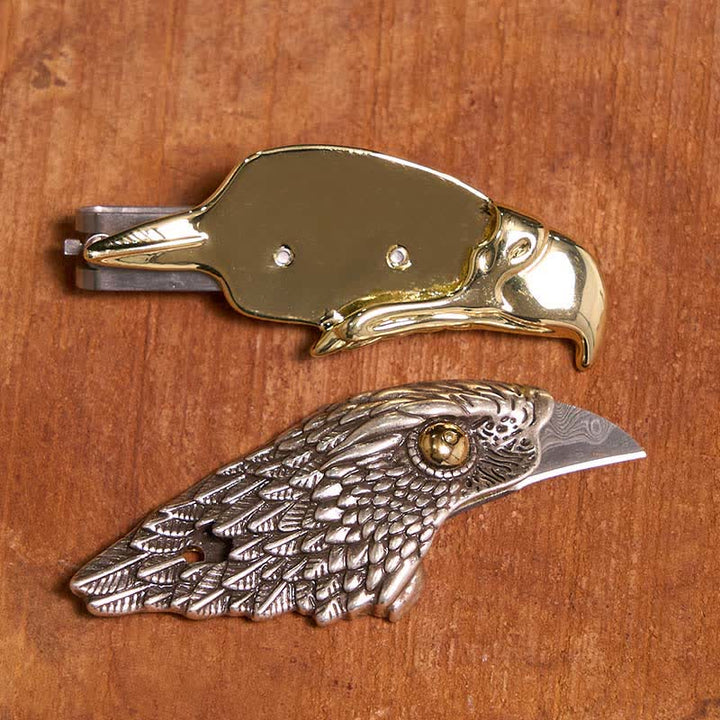 Ensemble de boucles de ceinture, couteau caché, briquet et pendentif caché Eagle DIY