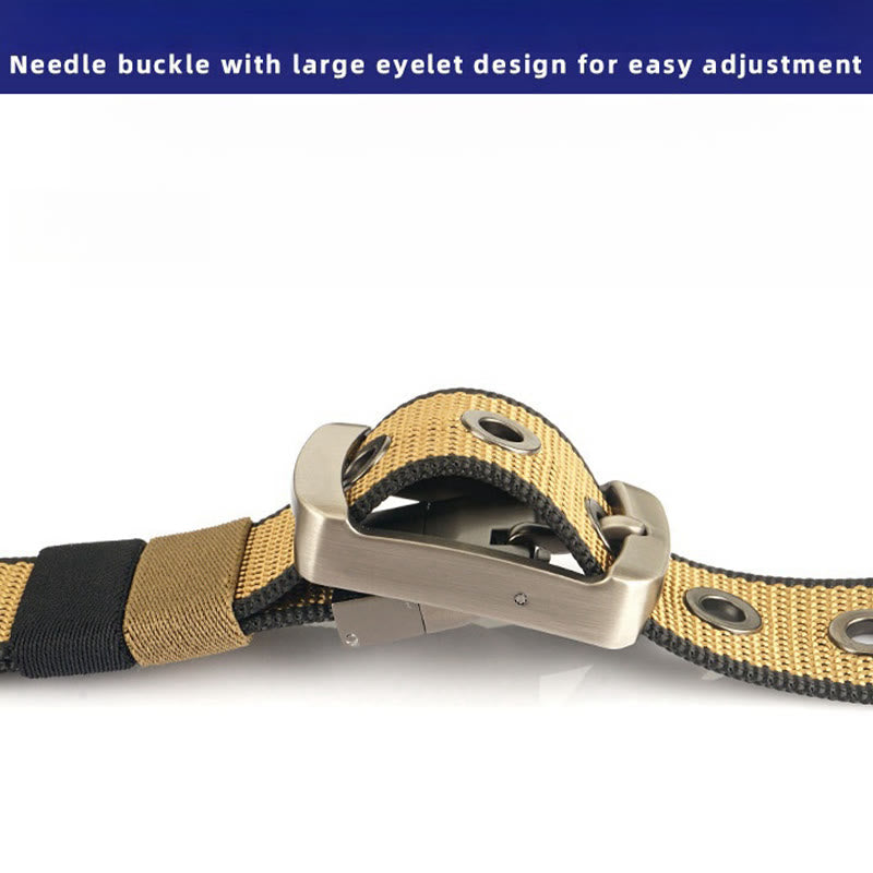Ceinture à boucle rotative pour homme Ceinture réversible en nylon