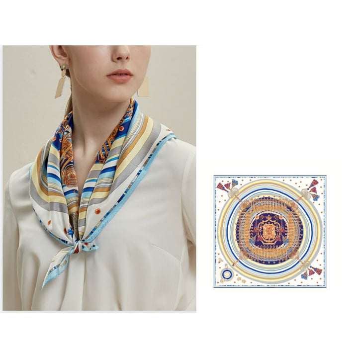 La voix des femmes cache le cœur Foulard fin en soie printanière