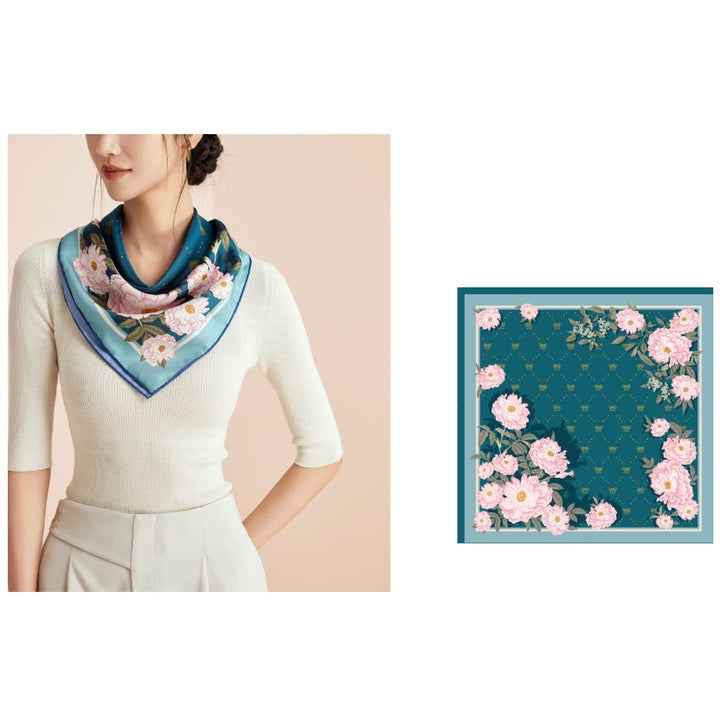 Foulard fin en soie pour femme Sweet Memories Spring