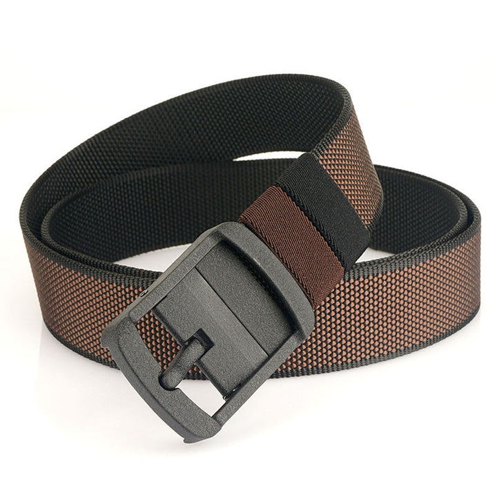 Ceinture à boucle rotative en alliage pour homme Ceinture militaire réversible
