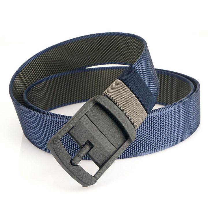 Ceinture à boucle rotative en alliage pour homme Ceinture militaire réversible