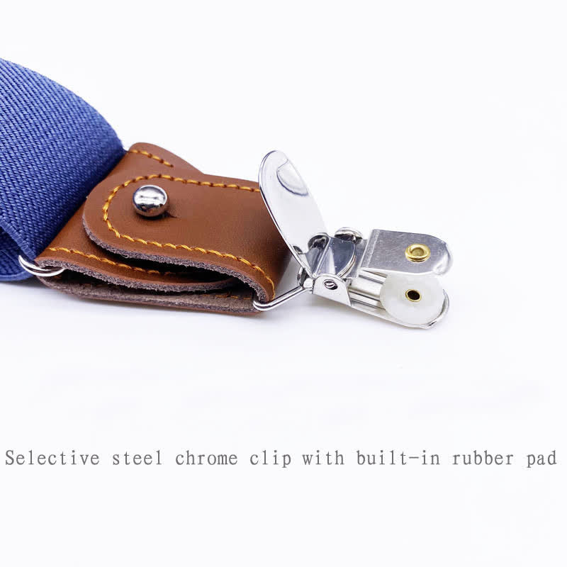 Ensemble de 8 bretelles réglables à boucle combinable de couleur unie
