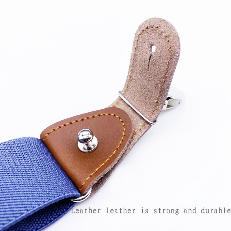 Ensemble de 8 bretelles réglables à boucle combinable de couleur unie