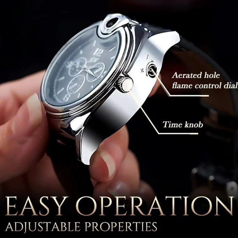 Montre-bracelet de luxe Briquet au butane rechargeable