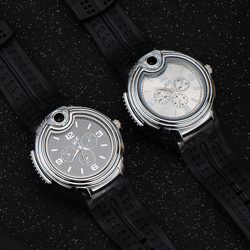 Montre-bracelet de luxe Briquet au butane rechargeable