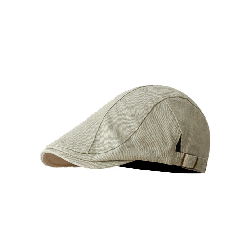 Casquette plate en denim tendance pour gavroche