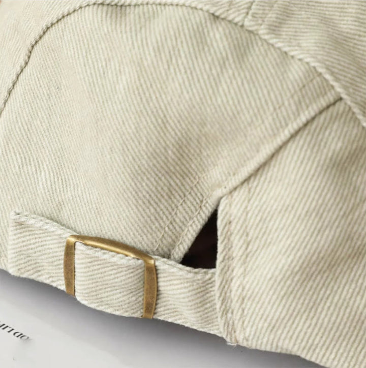 Casquette plate en denim tendance pour gavroche