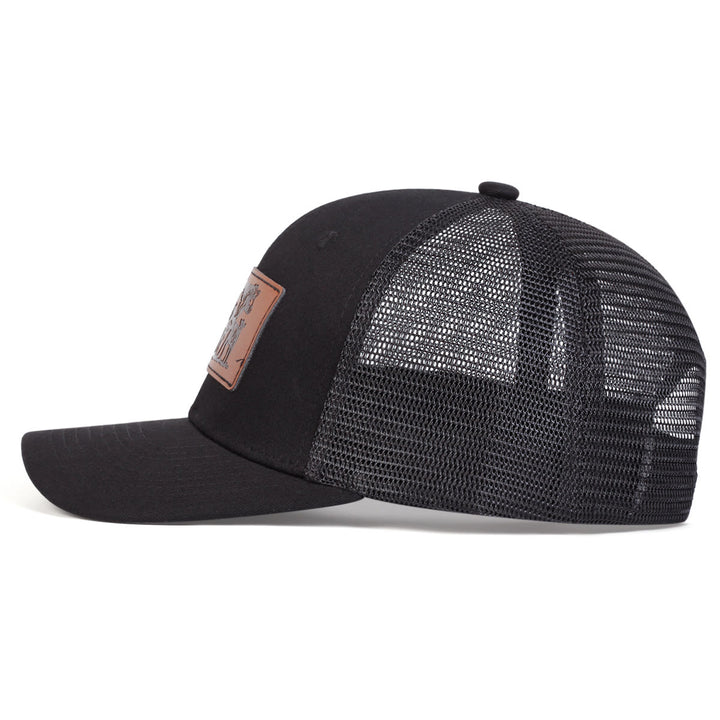 Casquette de camionneur ajustable « Taureau mène le veau »