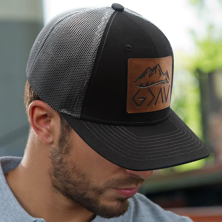 Dieu est plus grand que les hauts et les bas - Casquette de camionneur ajustable