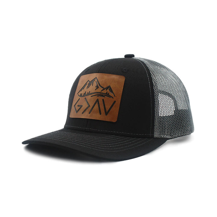 Dieu est plus grand que les hauts et les bas - Casquette de camionneur ajustable