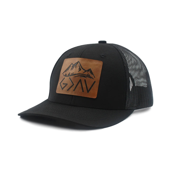 Dieu est plus grand que les hauts et les bas - Casquette de camionneur ajustable