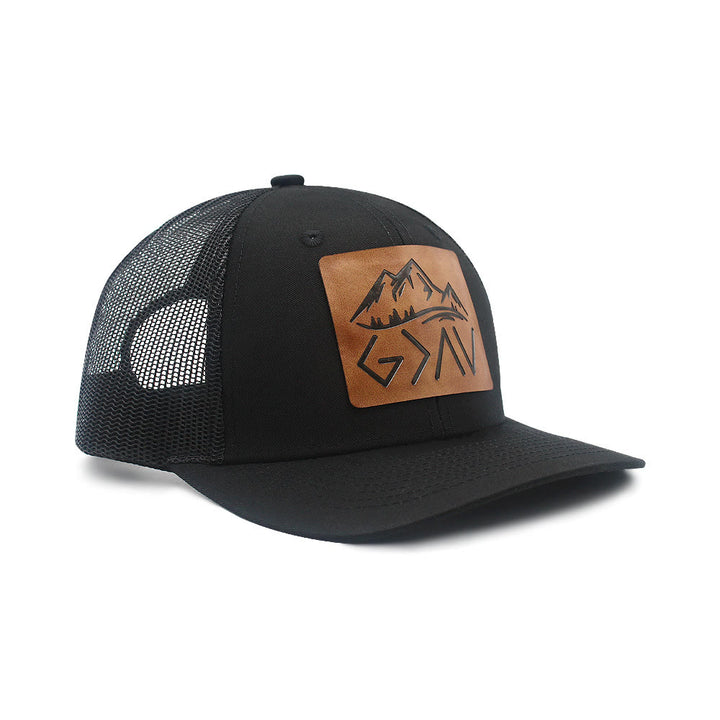 Dieu est plus grand que les hauts et les bas - Casquette de camionneur ajustable