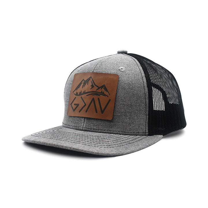 Dieu est plus grand que les hauts et les bas - Casquette de camionneur ajustable