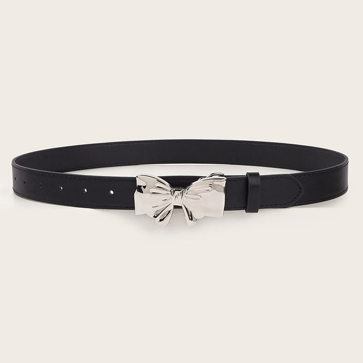 Ceinture à boucle et nœud papillon pour femme