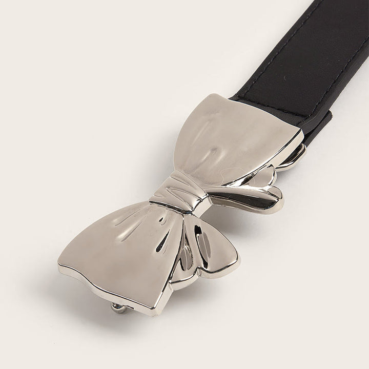 Ceinture à boucle et nœud papillon pour femme