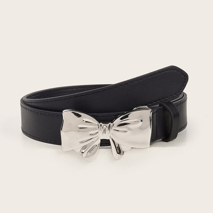 Ceinture à boucle et nœud papillon pour femme
