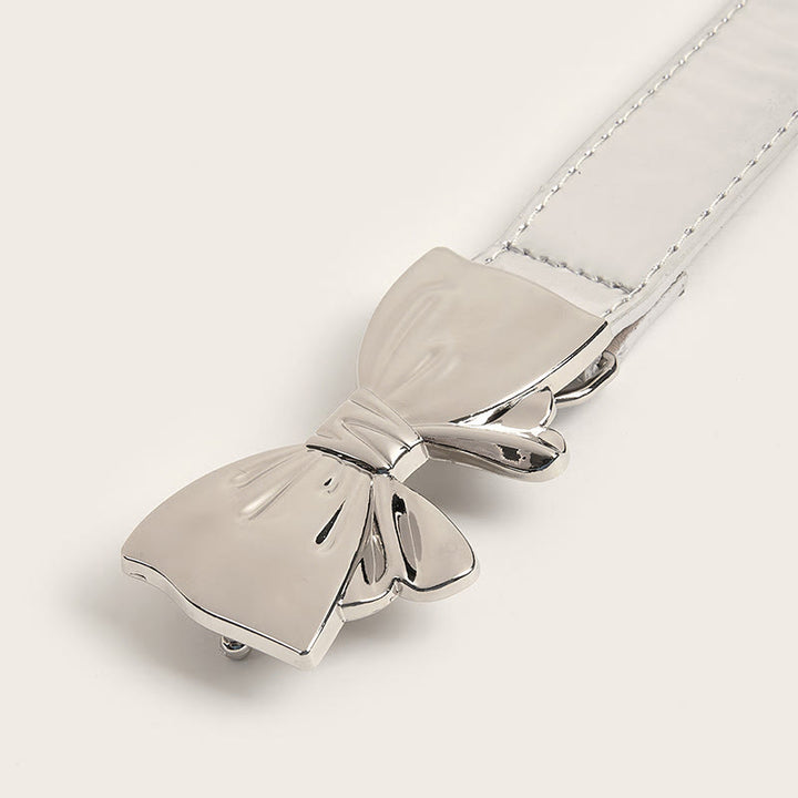 Ceinture à boucle et nœud papillon pour femme