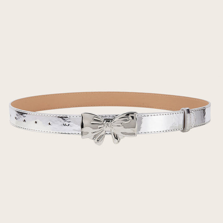 Ceinture à boucle et nœud papillon pour femme