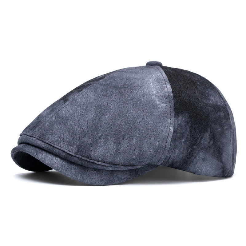 Béret gavroche en coton tie-dye élégant pour le printemps