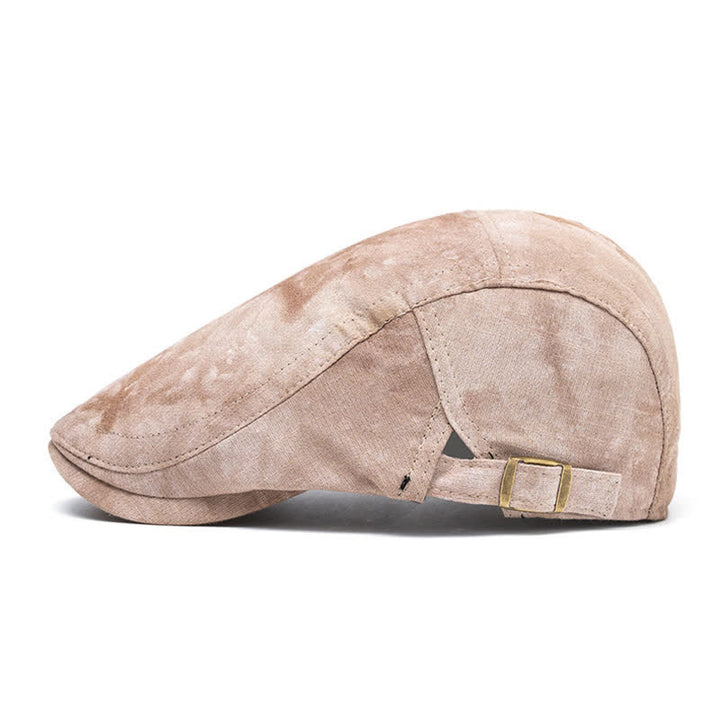 Béret gavroche en coton tie-dye élégant pour le printemps