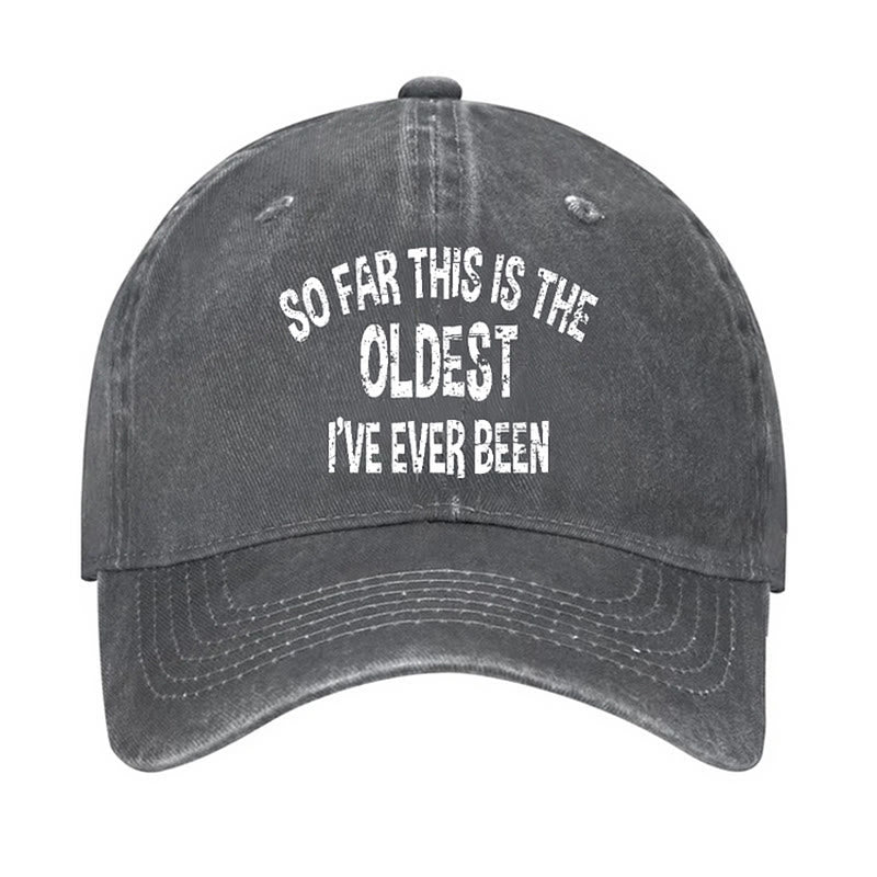 Jusqu'à présent, c'est la plus ancienne casquette de baseball réglable